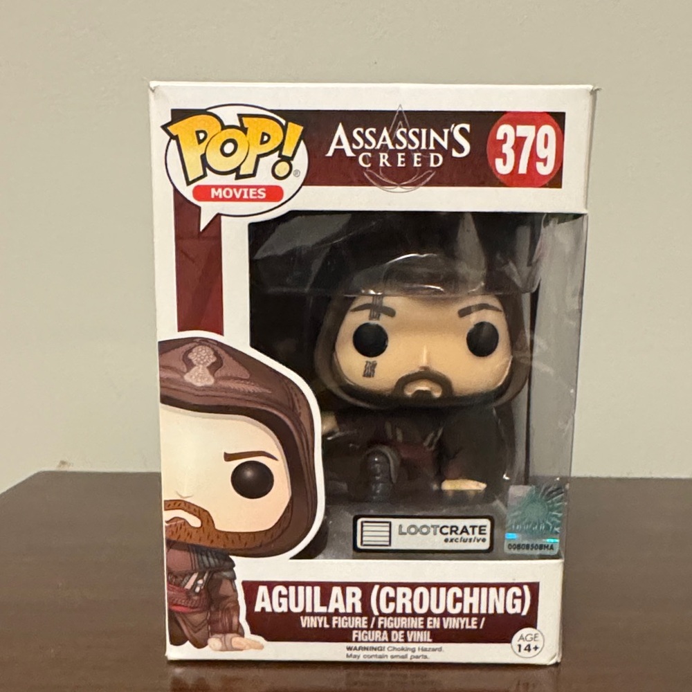 Funko POP! Assassin's Creed Aguilar (Crouching) Vinyl Figure Collectible 379